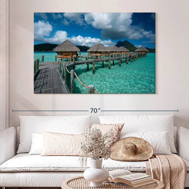 Aletra Bora Bora Beach Villa, H 34 po x l 51 po