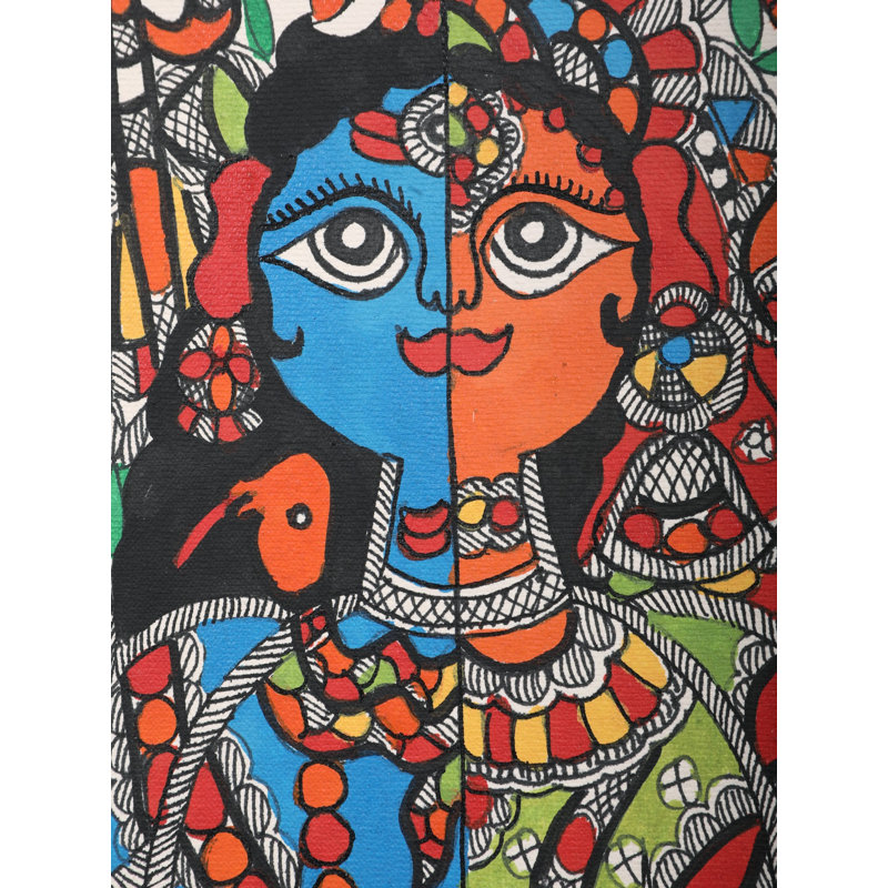 Shiva et Parvati | Papier fait à la main | Par Ashutosh Jha