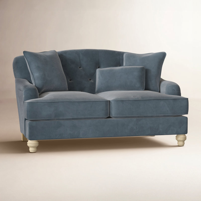 Sullivan 65'' Upholstered Loveseat, Manhattan, Yes, Goody Dark Blue