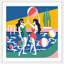 « pool side attractions », impression encadrée-26400805