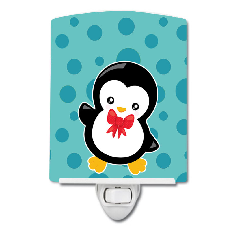Silloth Penguin Ceramic Night Light