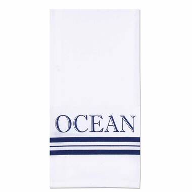 McKenney Sea Drift 100% Cotton Bath Towel Rosecliff Heights