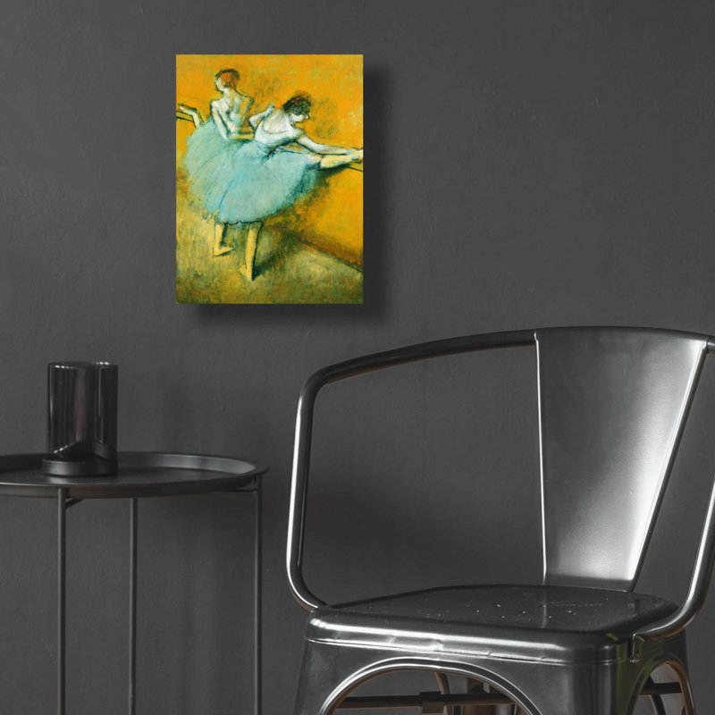 «Dancers At The Barre» par Edgar Degas, H 16 po x l 12 po x P 0,13 po