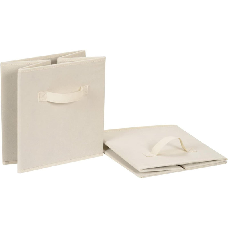 Poignées de bacs de rangement pour cubes, tissu pliable, paquet de 6