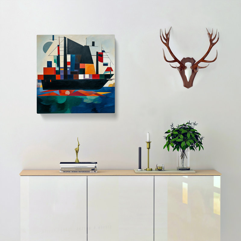 Modern Wall Art - Wrapped Canvas, 50cm H x 50cm W x 3cm D