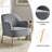 Cleo 26" Wide Contemporary Chair with Recessed Arms-530174134