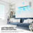 1,2000 BTU Smart Control Air Conditioner Mini Split Heat Pump Set with Timer with Remote Included