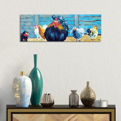 Cocksure by Kim Haskins - Wrapped Canvas Panoramic Print