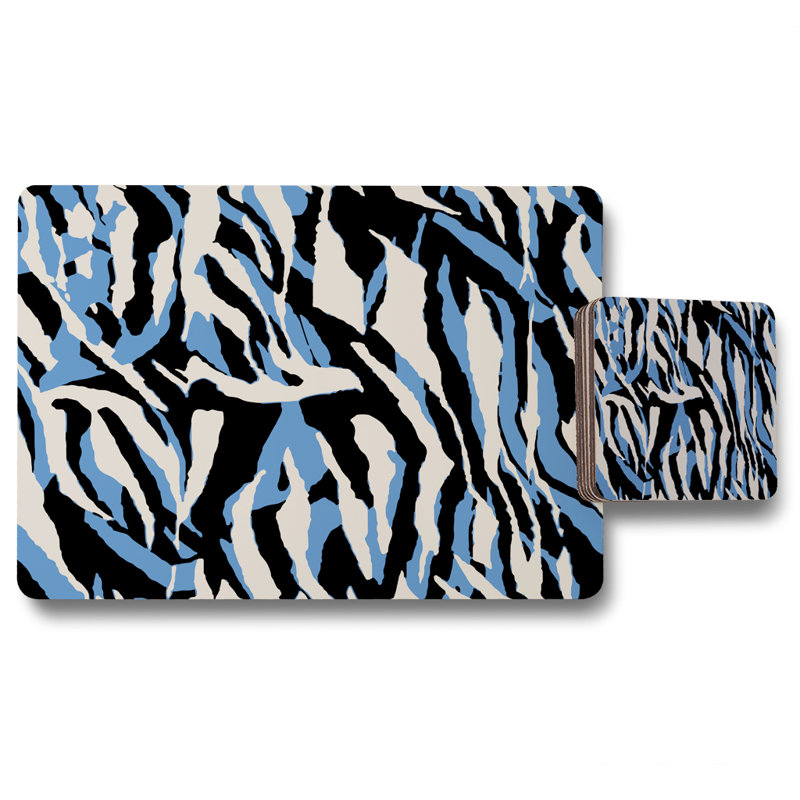 Highsmith Wood Animal Print Placemat