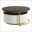 Table basse gigogne ronde moderne avec un design cannelé et un tiroir en noir et or, parfait pour les espaces de vie élégants et flexibles-1321451987-1321451984