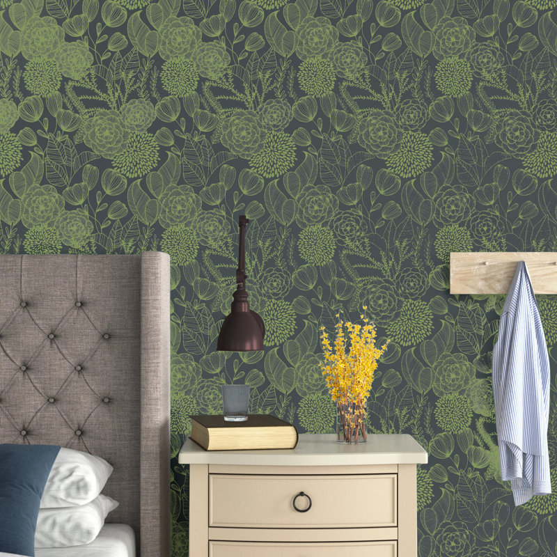 Larocque Floral Roll, Green