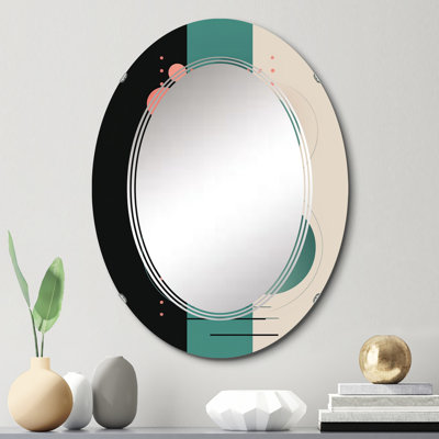 Chiffdale - Miroir mural moderne ovale