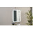 24" W x 30" H Fruzsina Modern Iron Framed Surface/Recessed Mount Medicine Cabinet with Mirror, Adjustable Glass Shelves, Dimmable Lighting, Anti-Fog and Memory Function for Makeup, Shaving or Bathroom Vanity Storage-31414130-22746031-62547705