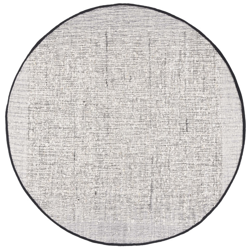 Natura Flat Weave Cotton Rug, Round 6'