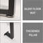 Pieds de table robustes en forme de T en fonte pour un mobilier durable et élégant, parfait pour la salle à manger, le bureau et le décor industriel (seulement 2 pieds, pas de plateau)