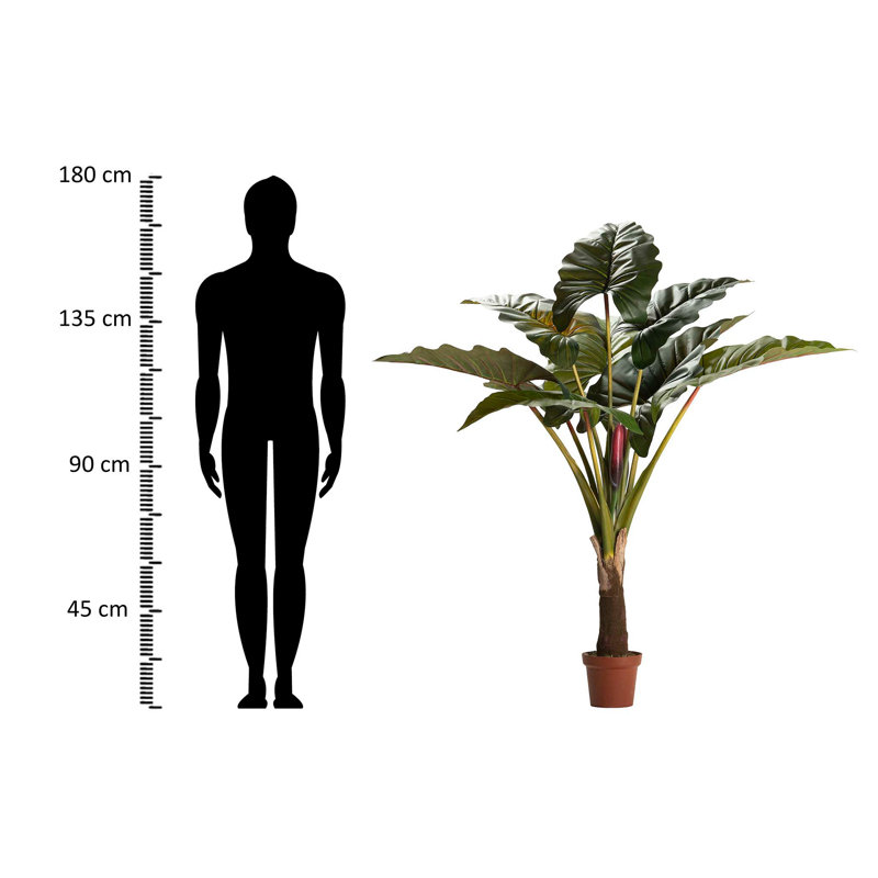 165cm Faux Banana Leaf Plant in Pot