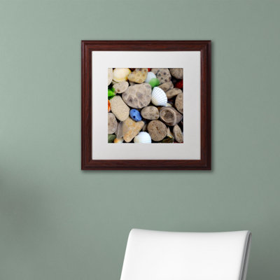 Machen 'PetoskeyStones V' by Michelle Calkins Framed Photographic Print
