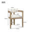 Linen Upholstered Armchair in Beige-304304173-304304172