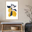 "Lemons I" par Becky Thorns - peinture sur toile à cadre flottant