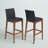 Upholstered Counter Stool with Solid Wood Frame-911119225-823577230