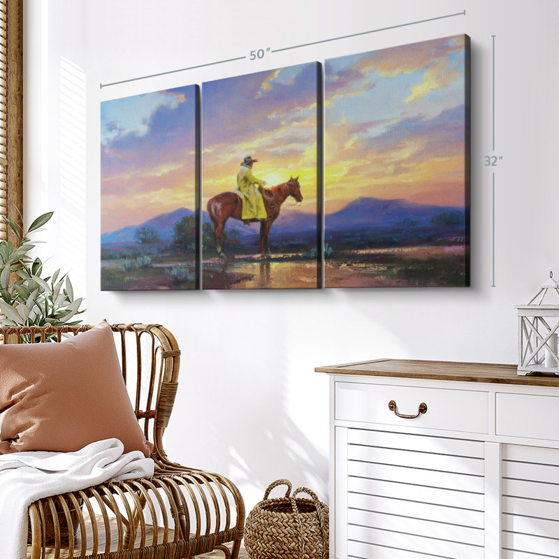 «Sun Burn» sur toile, H 32 po x l 50 po