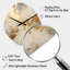 Horloge murale asymétrique en métal Gatica-12126397