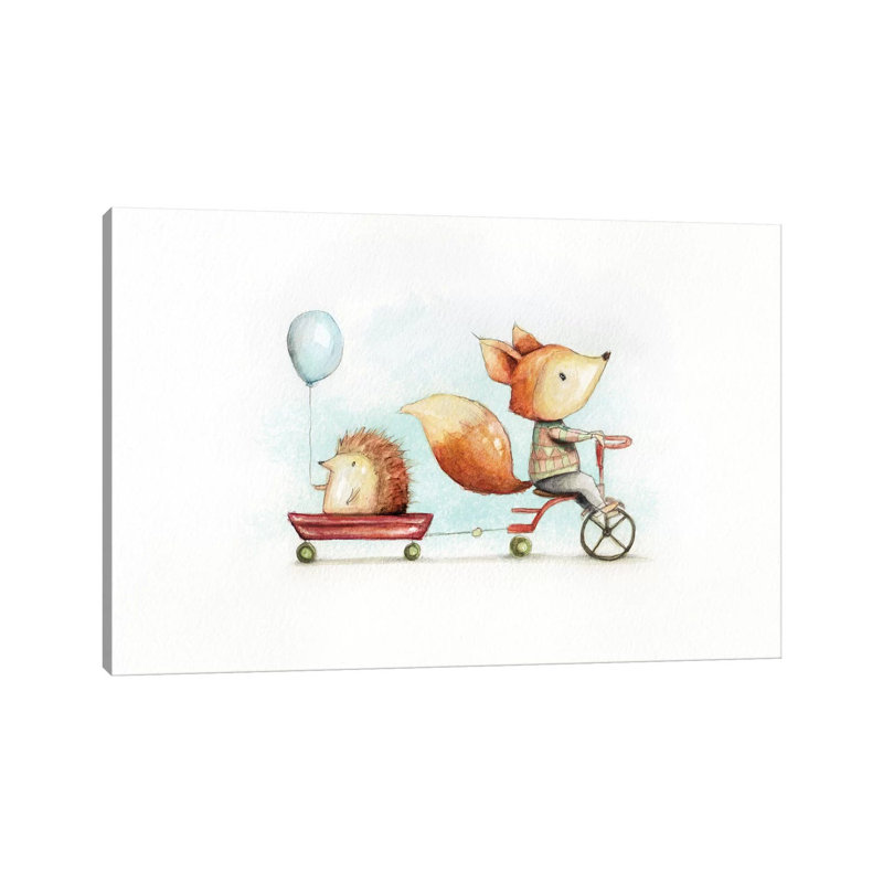 Best Friends by Mike Koubou - Wrapped Canvas Gallery-Wrapped Canvas Giclée, 20.32 cm H x 30.48 cm W