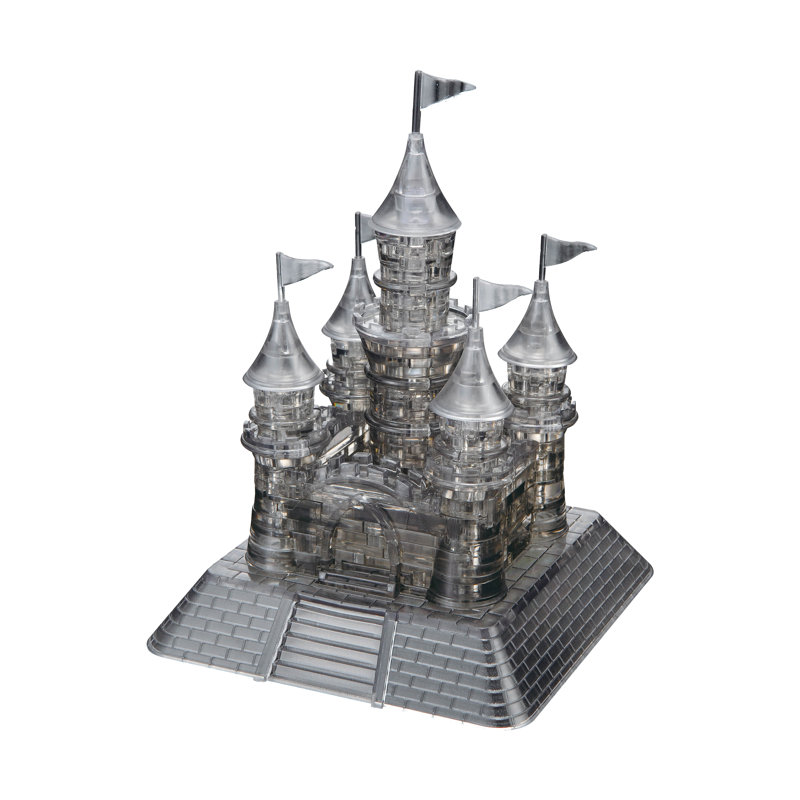 Château de casse-tête en cristal 3D, Noir