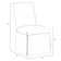 Red from Scalamandre Crafted by Cloth & Company Claremont Dining Chair in Pattern