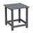 Ensemble de 2 chaises Adirondack avec table d'appoint, chaises de foyer d'extérieur toutes saisons pliables Adirondack