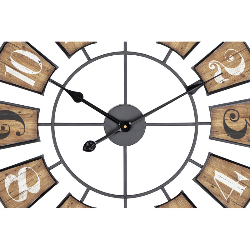 Gottlieb Metal Wall Clock