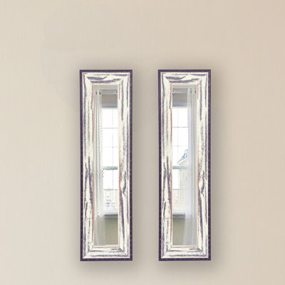 Letson Wood Flat Wall Mirror