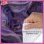 Housses de couette fluides en tissu mauve-123420090