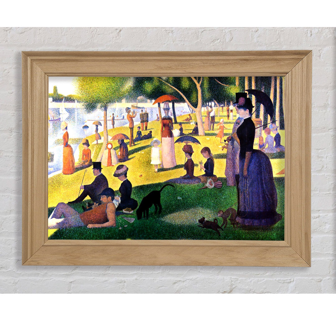 Seurat Sonntag bei La Grande Jatte - Druck