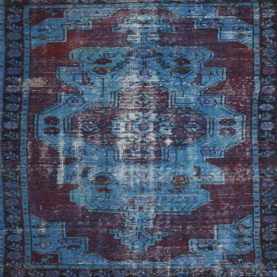 Tapis oriental rouge / bleu