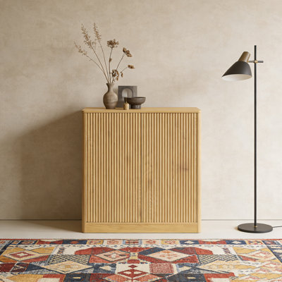 31.5-inch modern wavy sideboard
