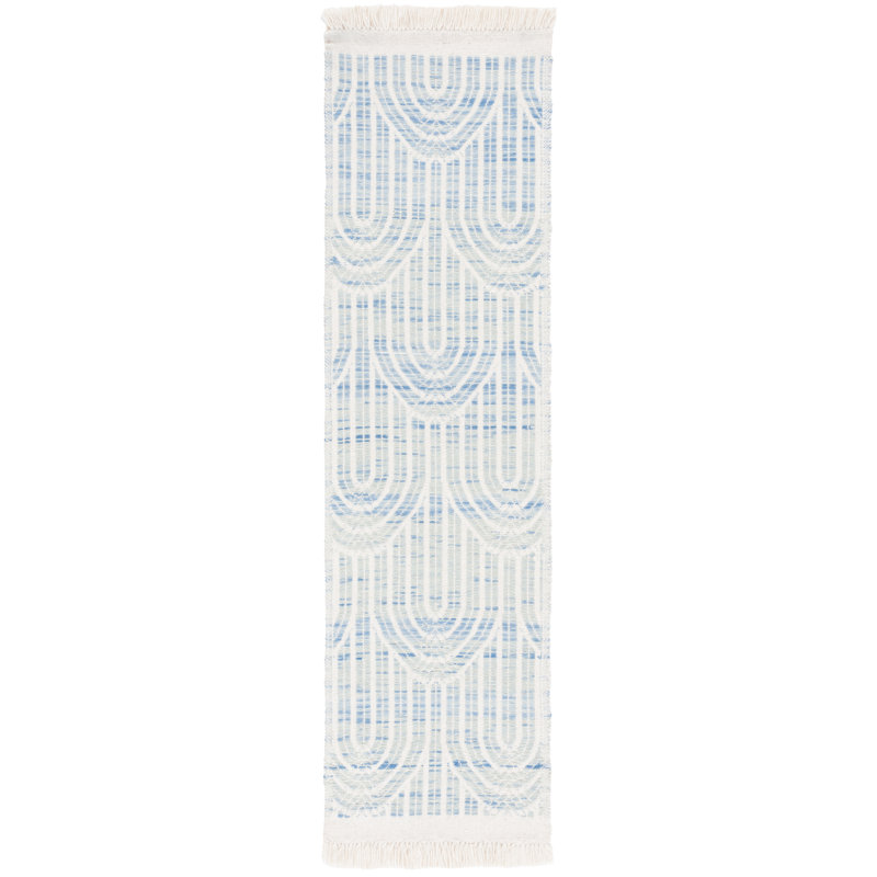 Tapis en laine Klevis, Tapis de couloir 2 pi 3 po x 8 pi