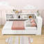 Lit de jour double en métal avec tablettes USB et lit gigogne simple-1677521326