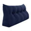 Lit à dossier assis en velours côtelé confortable, tête de lit, coussin de lecture, dossier triangulaire, compression-99222260-99222255