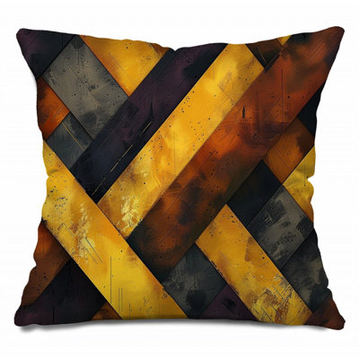 Herringbone Pattern Throw Pillow, Visual Art  Pillows