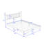 Queen Wooden Platform Bed