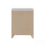 Table de chevet beige, aucun assemblage requis