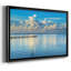 Sunrise Dock, reproduction d'art sur toile-95887236-106063826