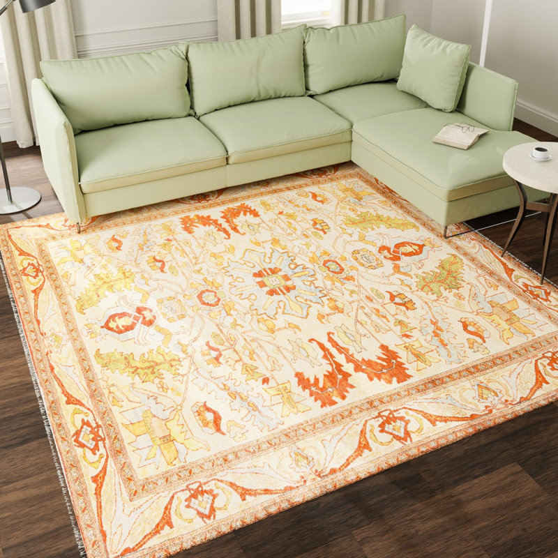 Rugs.com Farah Boutique Rug, Square 7'9"