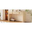 Console abricot crème avec base stable et tiroirs rainurés, couleur-1119847450-1119847451