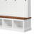 Classic Arched Design Hall Tree with 3 Hidden Storage, Farmhouse Mudroom with Walnut Bench, Mid-Century All-in-One Entryway Organizer with 5 Hooks for Hallway-1261389715