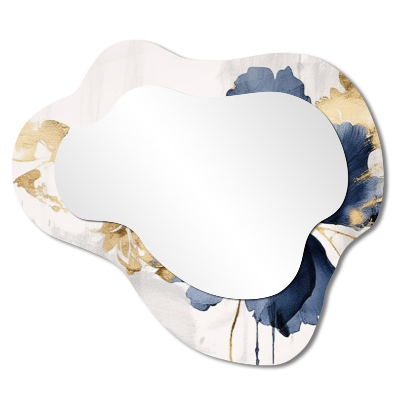 Miroir mural floral Floral, 25" x 28"