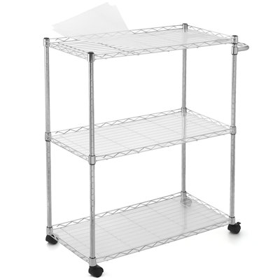 Chariot utilitaire roulant de cuisine 3 niveaux
