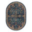 Tapis bleu marine à motif floral Alkire-925898465