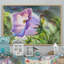«Blossoming Vibrant Purple Wildflower», impression sur toile encadrée-477145443-477145468
